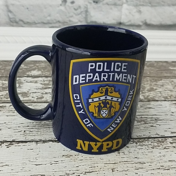 Blue NYPD Coffee Mug Cup - Picture 3 of 3
